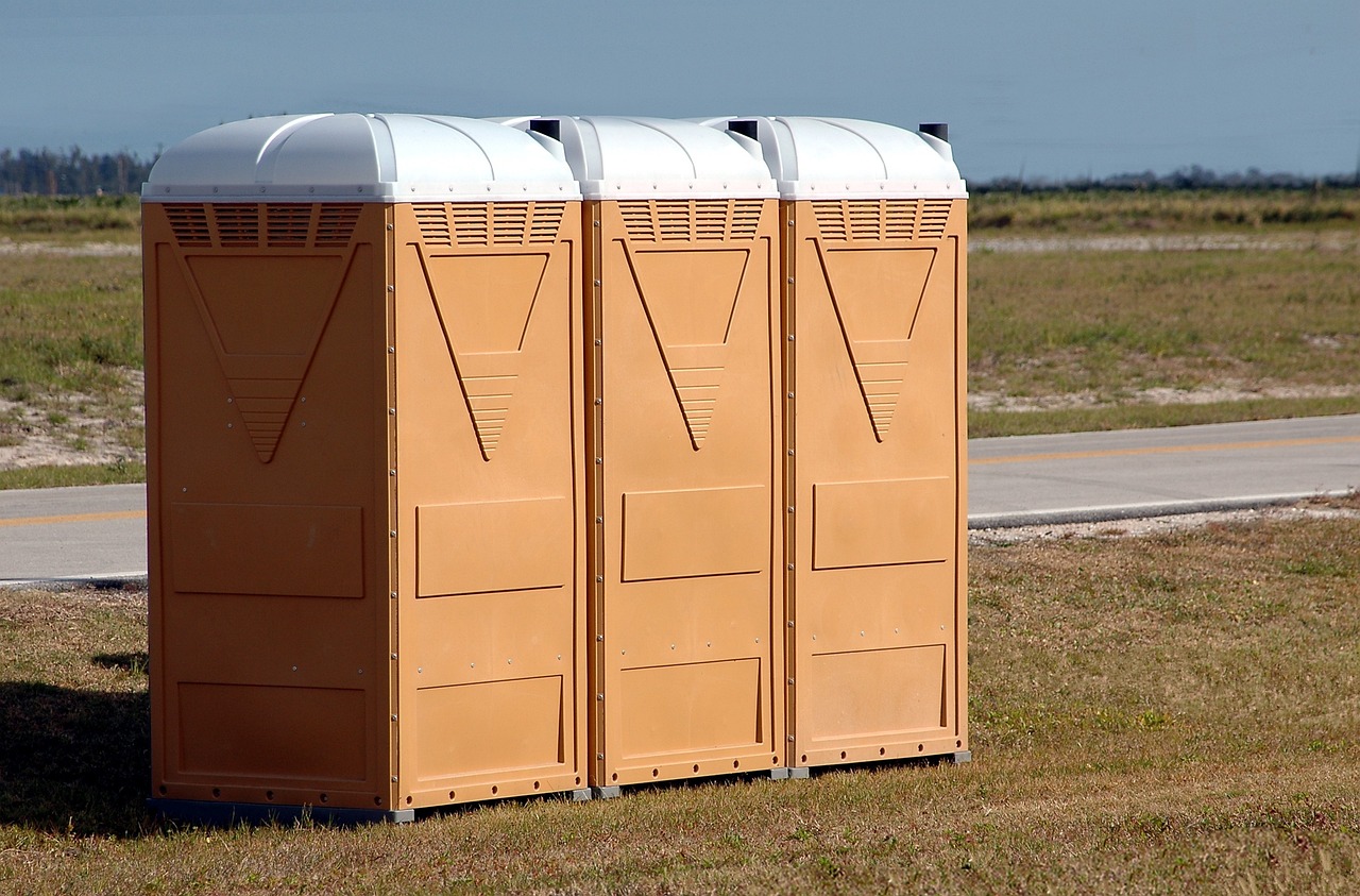 this image shows portable potty services in Jeffersonville, IN